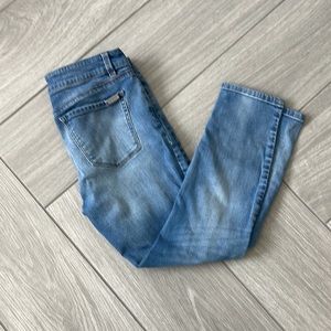 WHBM Skinny Crop Denim Ankle Jeans Sz 8